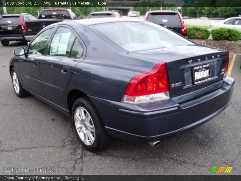 Barents Blue Metallic / Taupe 2009 Volvo S60 2.5T AWD