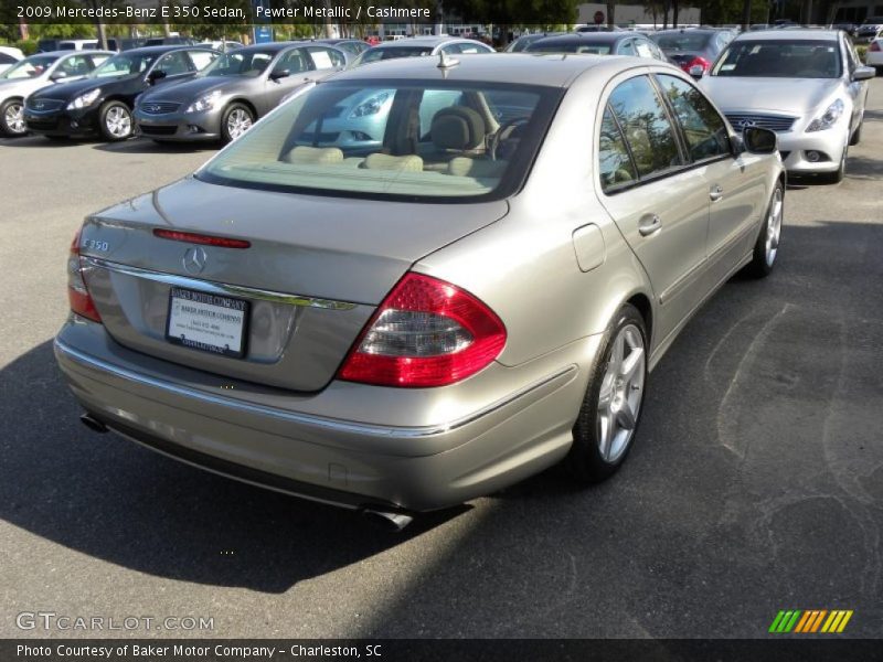 Pewter Metallic / Cashmere 2009 Mercedes-Benz E 350 Sedan