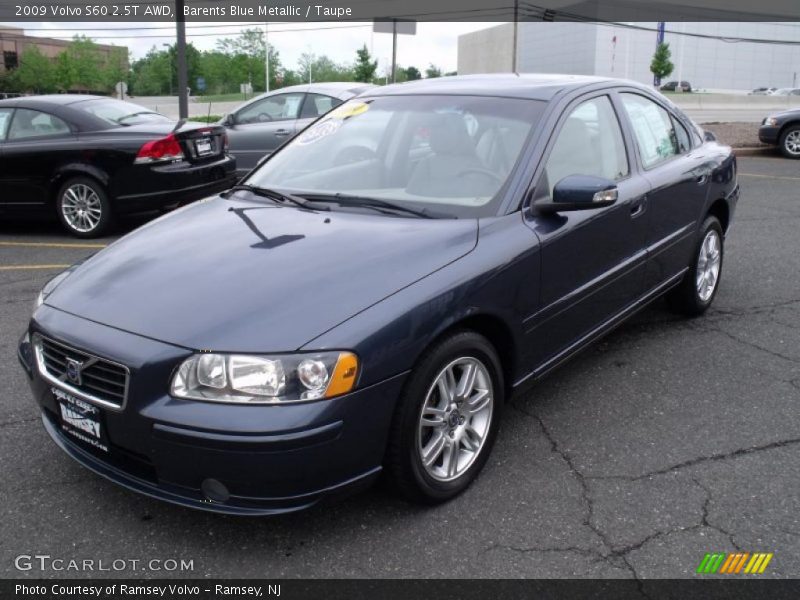 Barents Blue Metallic / Taupe 2009 Volvo S60 2.5T AWD