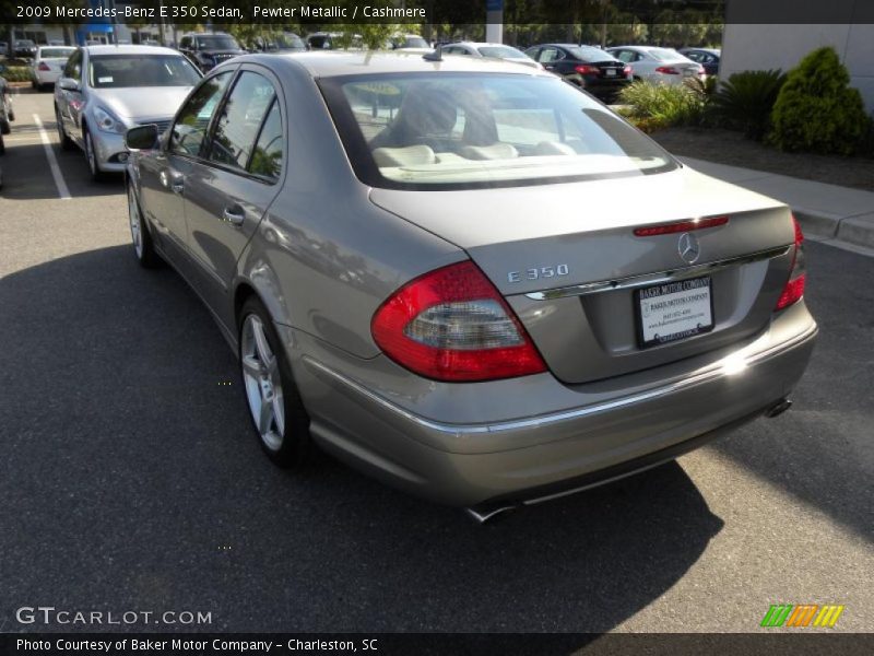 Pewter Metallic / Cashmere 2009 Mercedes-Benz E 350 Sedan