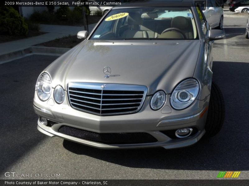 Pewter Metallic / Cashmere 2009 Mercedes-Benz E 350 Sedan