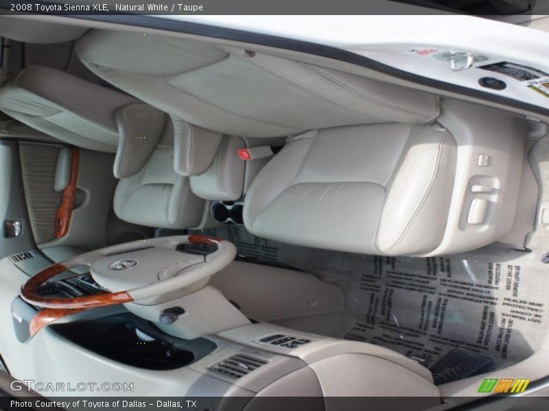 Natural White / Taupe 2008 Toyota Sienna XLE