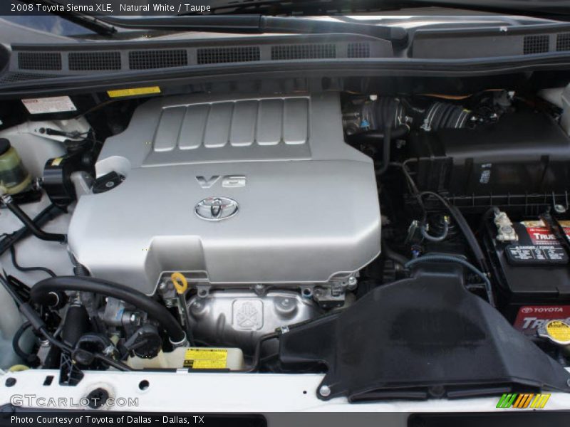 Natural White / Taupe 2008 Toyota Sienna XLE