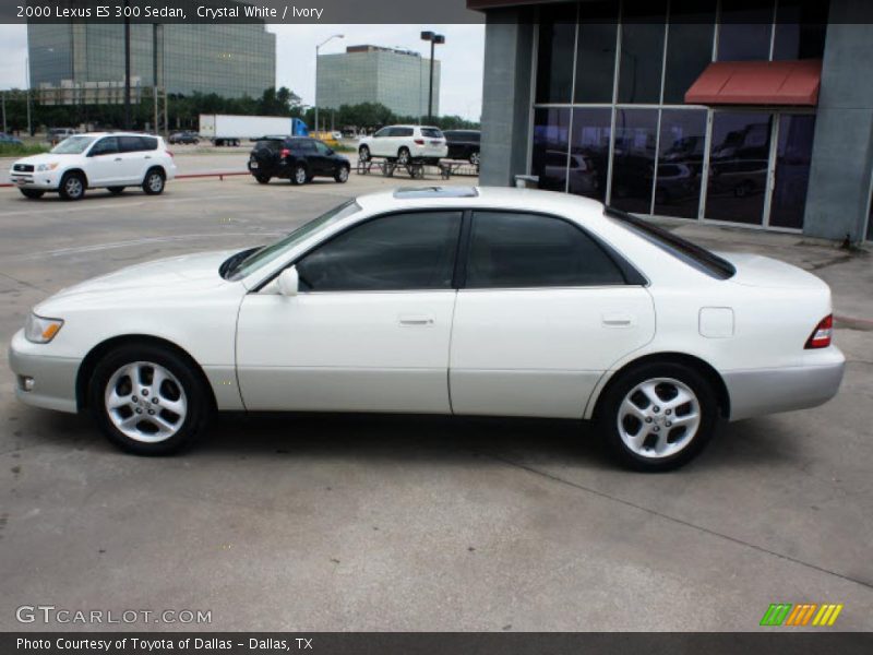 Crystal White / Ivory 2000 Lexus ES 300 Sedan