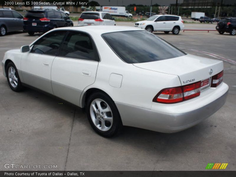 Crystal White / Ivory 2000 Lexus ES 300 Sedan