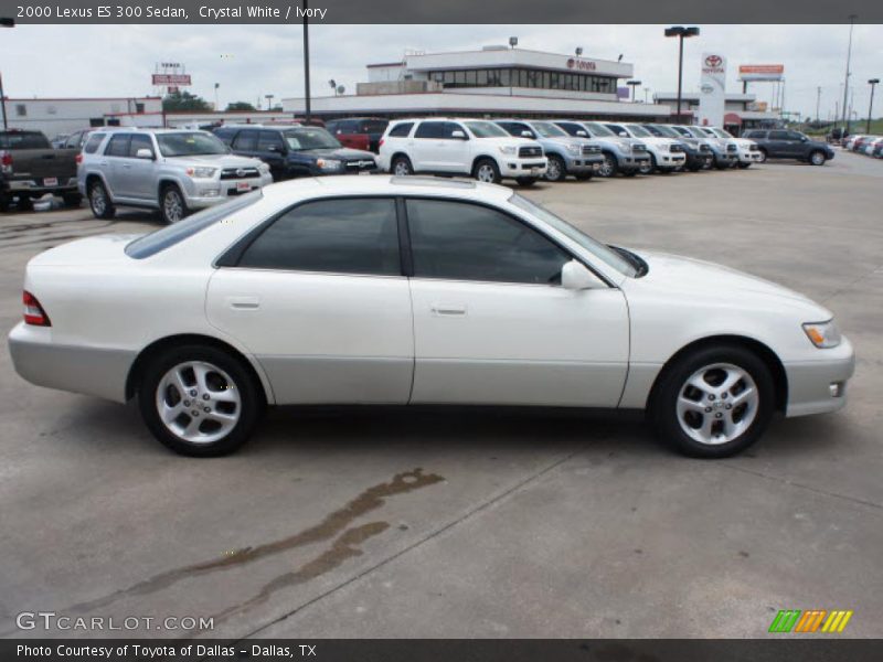 Crystal White / Ivory 2000 Lexus ES 300 Sedan