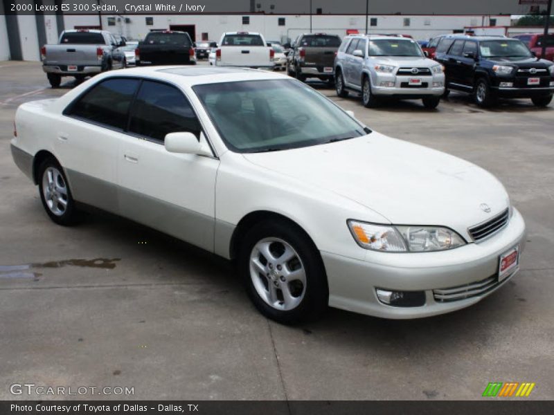 Crystal White / Ivory 2000 Lexus ES 300 Sedan
