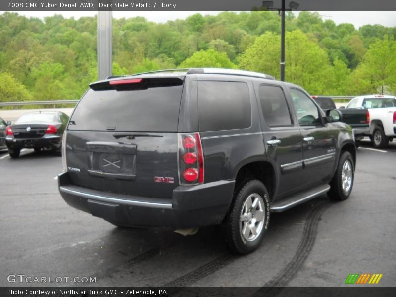 Dark Slate Metallic / Ebony 2008 GMC Yukon Denali AWD