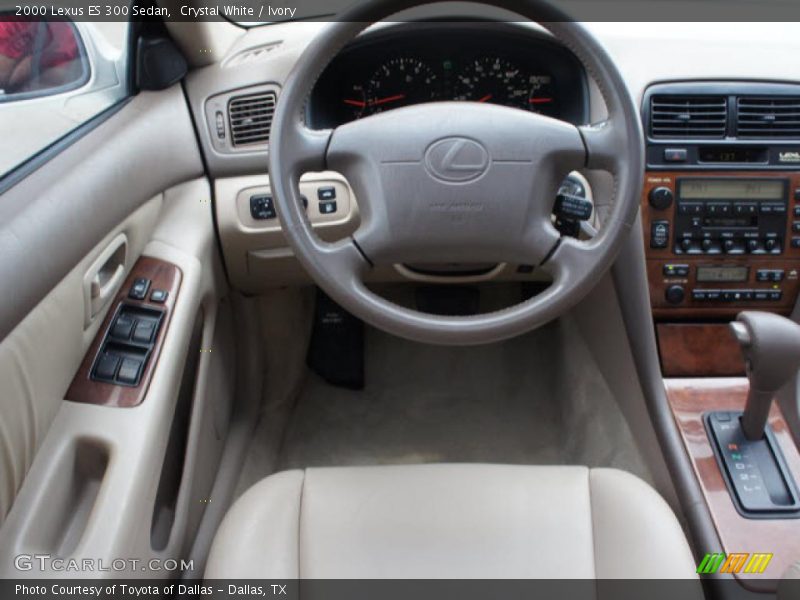 Crystal White / Ivory 2000 Lexus ES 300 Sedan