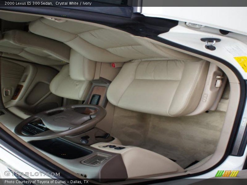 Crystal White / Ivory 2000 Lexus ES 300 Sedan