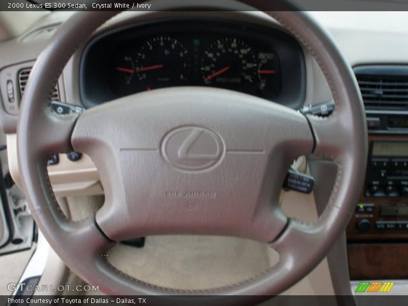 Crystal White / Ivory 2000 Lexus ES 300 Sedan