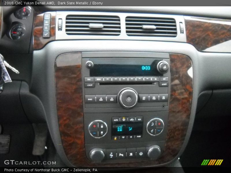 Dark Slate Metallic / Ebony 2008 GMC Yukon Denali AWD