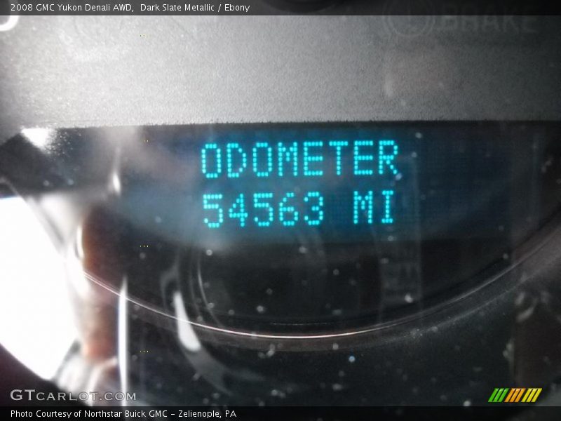 Dark Slate Metallic / Ebony 2008 GMC Yukon Denali AWD