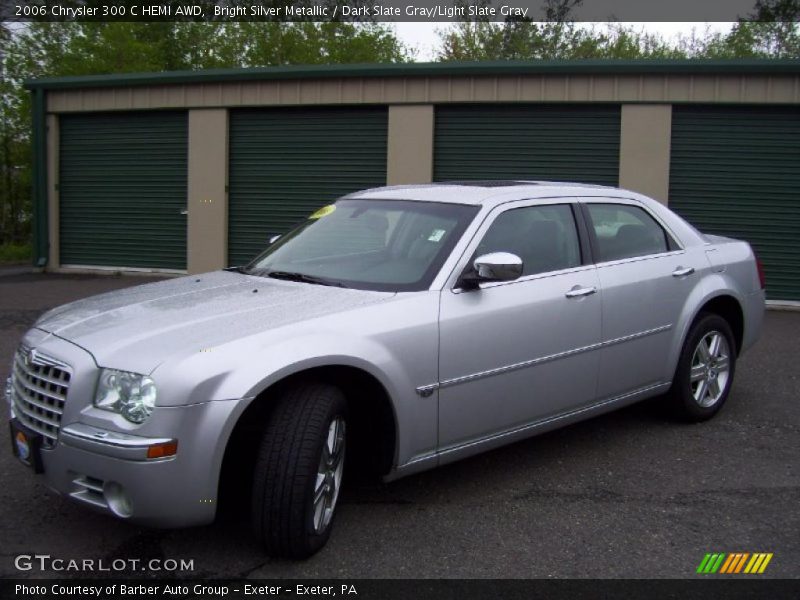 Bright Silver Metallic / Dark Slate Gray/Light Slate Gray 2006 Chrysler 300 C HEMI AWD