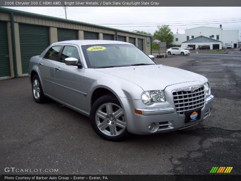Bright Silver Metallic / Dark Slate Gray/Light Slate Gray 2006 Chrysler 300 C HEMI AWD