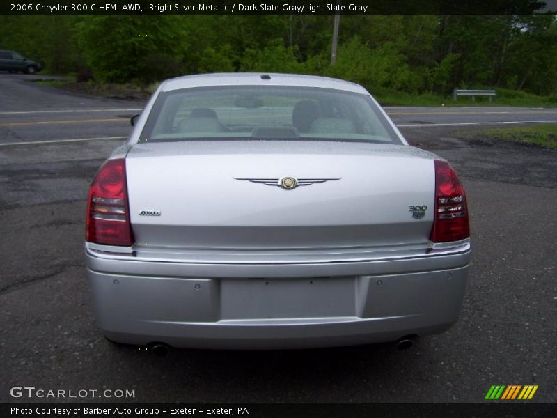Bright Silver Metallic / Dark Slate Gray/Light Slate Gray 2006 Chrysler 300 C HEMI AWD