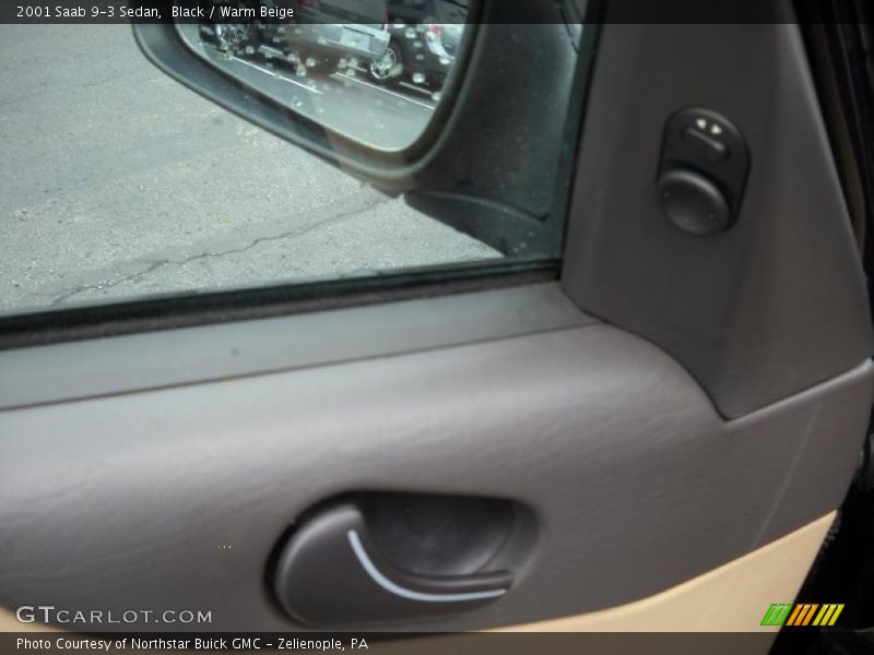 Black / Warm Beige 2001 Saab 9-3 Sedan