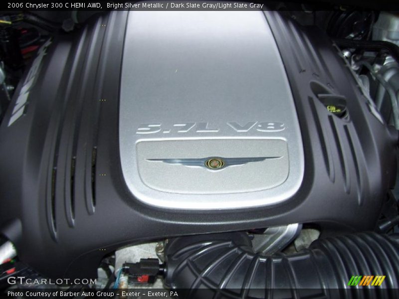 Bright Silver Metallic / Dark Slate Gray/Light Slate Gray 2006 Chrysler 300 C HEMI AWD