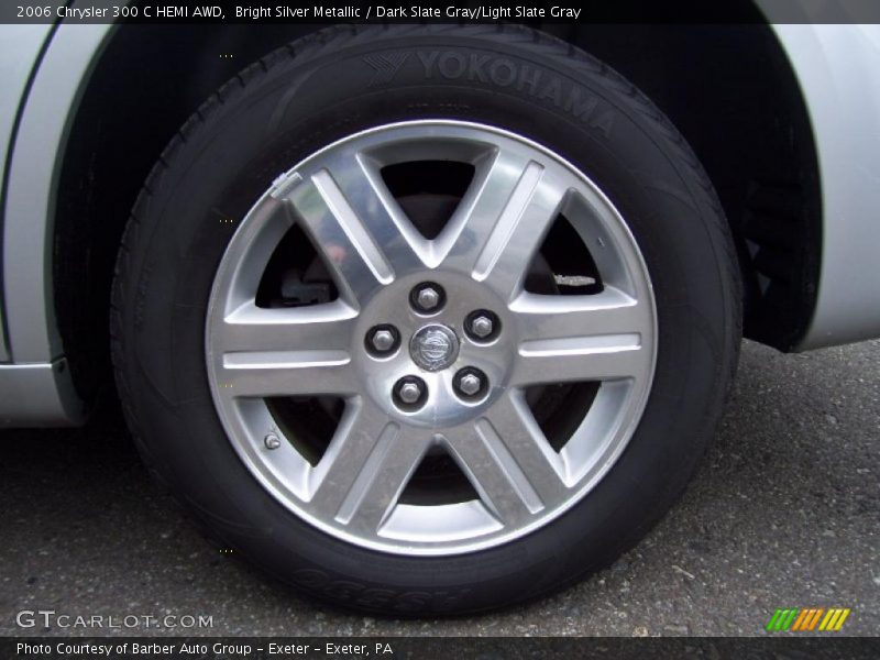 Bright Silver Metallic / Dark Slate Gray/Light Slate Gray 2006 Chrysler 300 C HEMI AWD