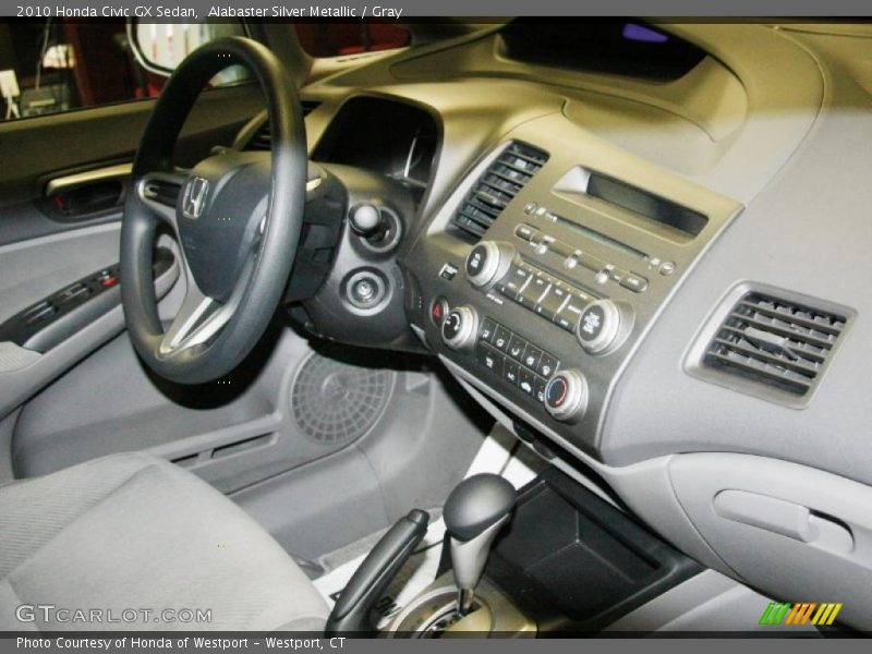  2010 Civic GX Sedan Gray Interior