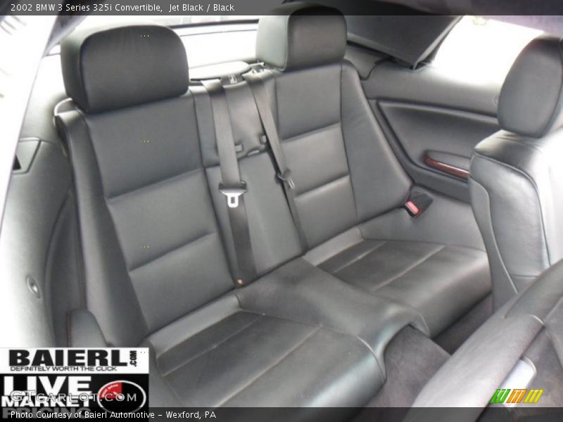 Jet Black / Black 2002 BMW 3 Series 325i Convertible