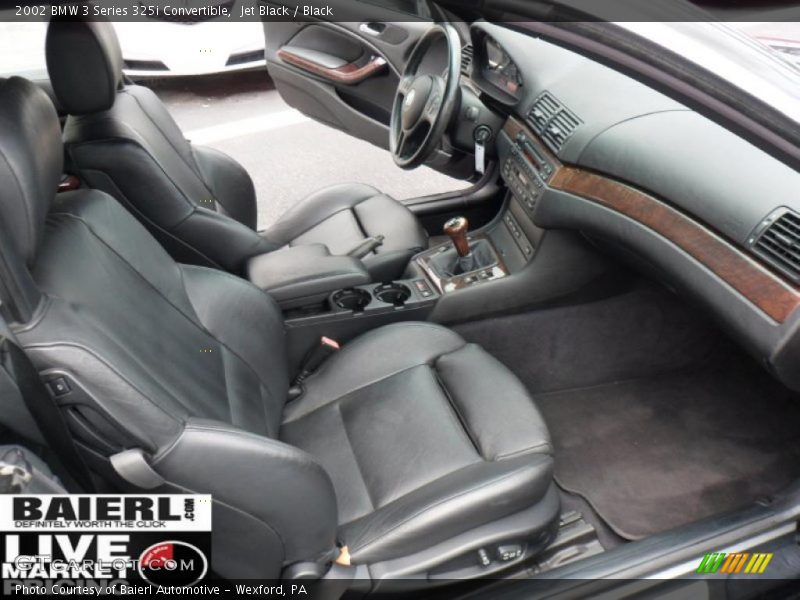 Jet Black / Black 2002 BMW 3 Series 325i Convertible