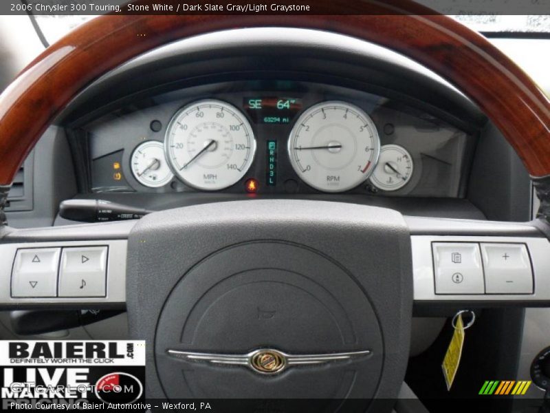 Stone White / Dark Slate Gray/Light Graystone 2006 Chrysler 300 Touring