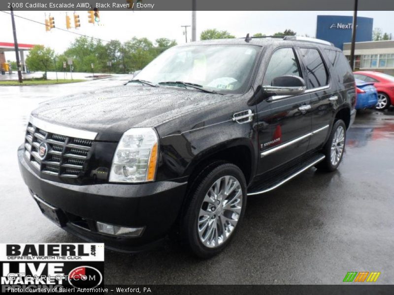 Black Raven / Ebony 2008 Cadillac Escalade AWD