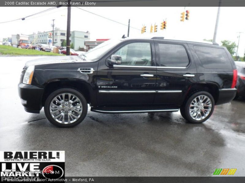 Black Raven / Ebony 2008 Cadillac Escalade AWD