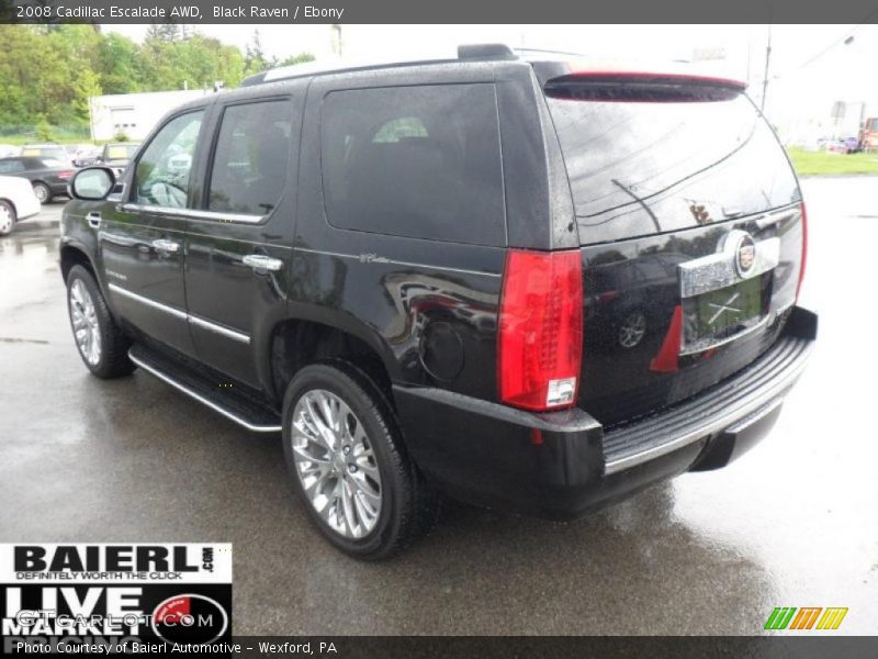 Black Raven / Ebony 2008 Cadillac Escalade AWD
