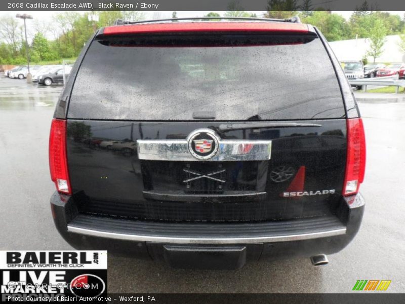 Black Raven / Ebony 2008 Cadillac Escalade AWD
