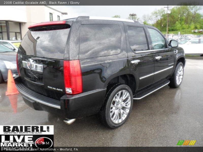 Black Raven / Ebony 2008 Cadillac Escalade AWD