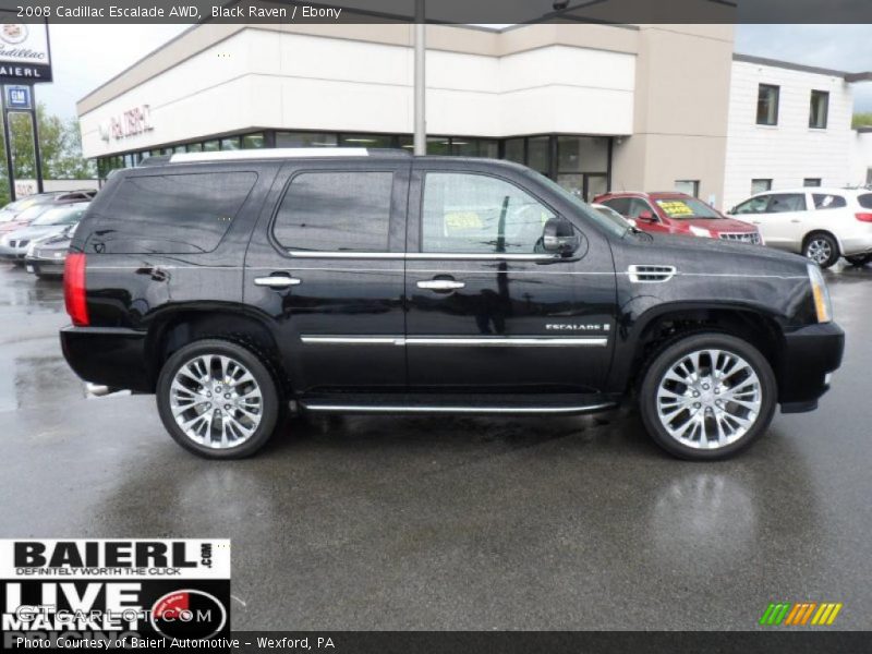 Black Raven / Ebony 2008 Cadillac Escalade AWD
