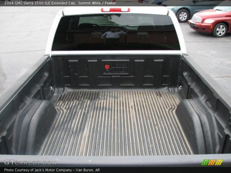 Summit White / Pewter 2004 GMC Sierra 1500 SLE Extended Cab