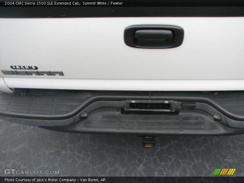 Summit White / Pewter 2004 GMC Sierra 1500 SLE Extended Cab