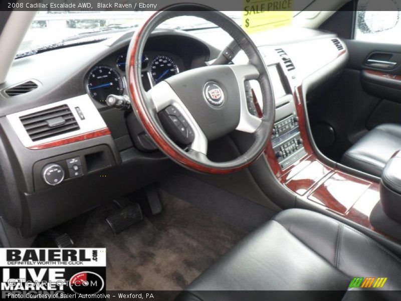 Black Raven / Ebony 2008 Cadillac Escalade AWD