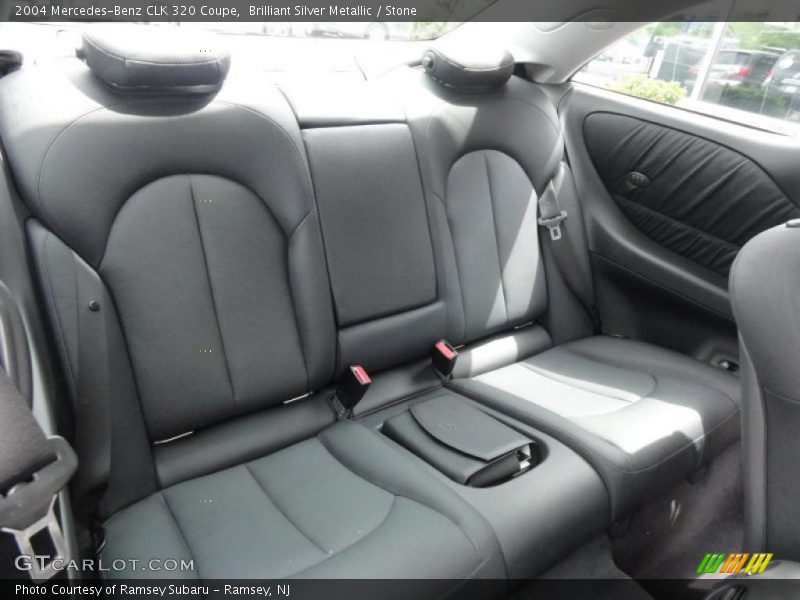 Brilliant Silver Metallic / Stone 2004 Mercedes-Benz CLK 320 Coupe