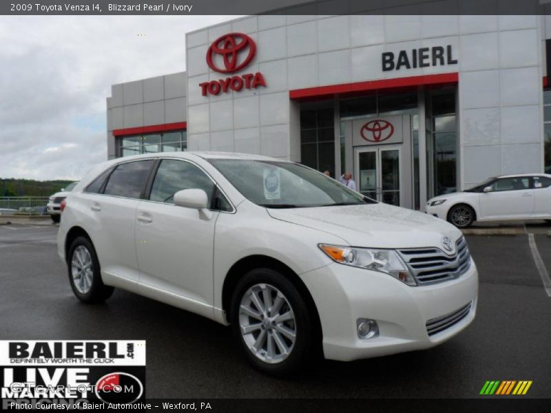 Blizzard Pearl / Ivory 2009 Toyota Venza I4