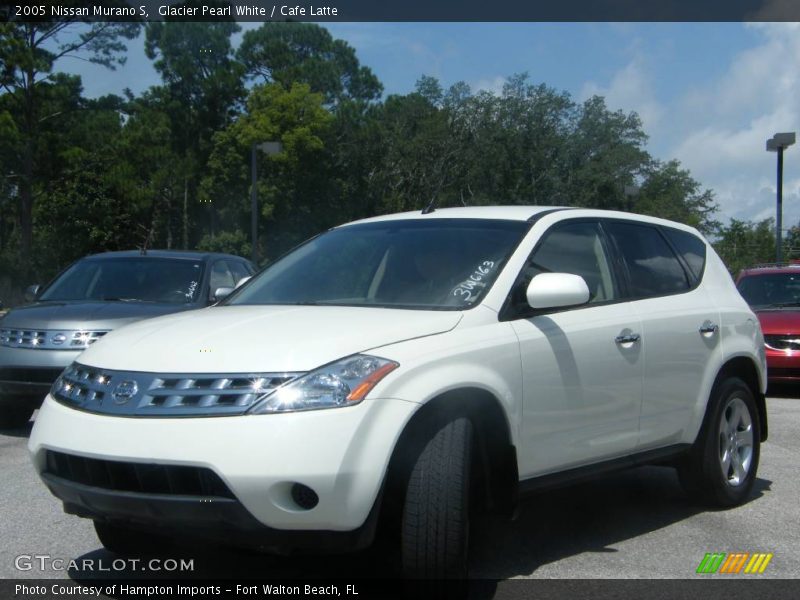 Glacier Pearl White / Cafe Latte 2005 Nissan Murano S