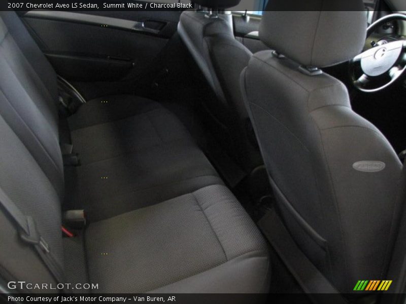 Summit White / Charcoal Black 2007 Chevrolet Aveo LS Sedan