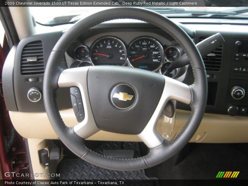  2009 Silverado 1500 LT Texas Edition Extended Cab Steering Wheel