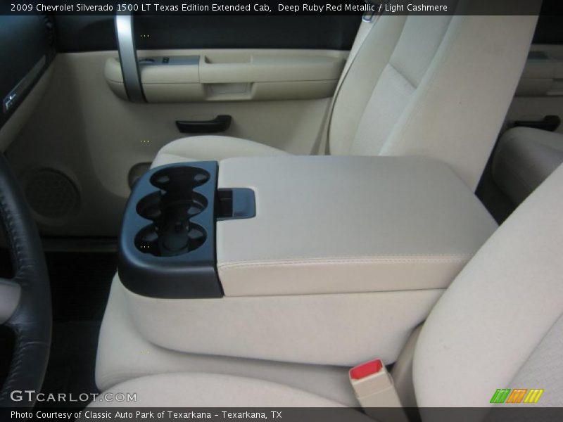 Deep Ruby Red Metallic / Light Cashmere 2009 Chevrolet Silverado 1500 LT Texas Edition Extended Cab
