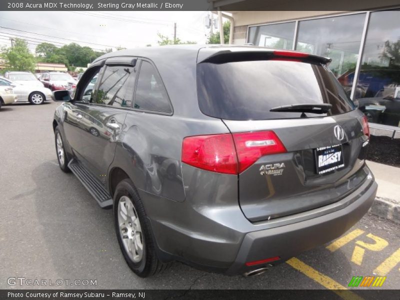 Sterling Gray Metallic / Ebony 2008 Acura MDX Technology