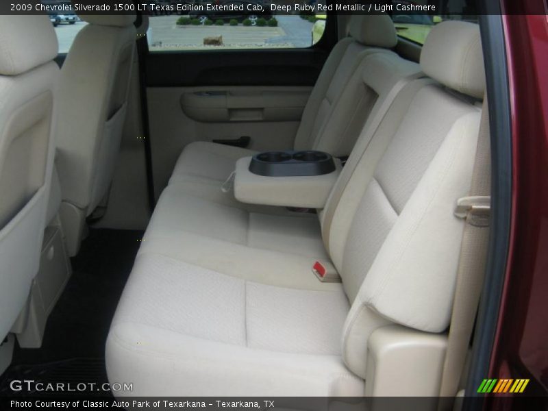 Deep Ruby Red Metallic / Light Cashmere 2009 Chevrolet Silverado 1500 LT Texas Edition Extended Cab