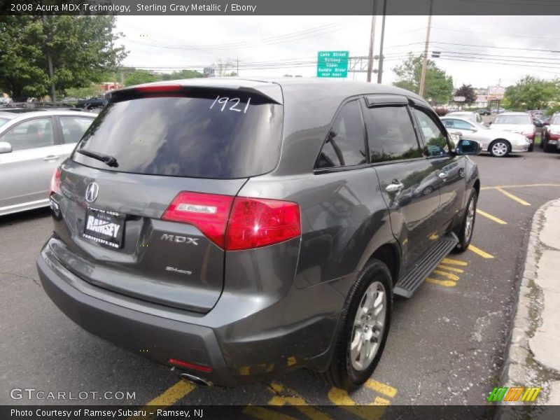 Sterling Gray Metallic / Ebony 2008 Acura MDX Technology