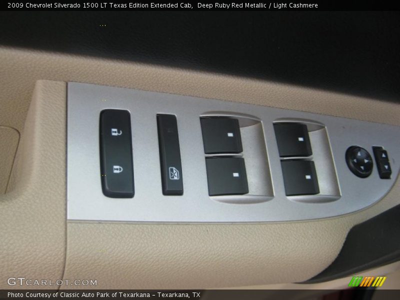 Deep Ruby Red Metallic / Light Cashmere 2009 Chevrolet Silverado 1500 LT Texas Edition Extended Cab