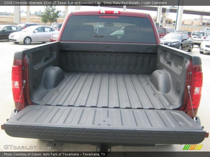 Deep Ruby Red Metallic / Light Cashmere 2009 Chevrolet Silverado 1500 LT Texas Edition Extended Cab