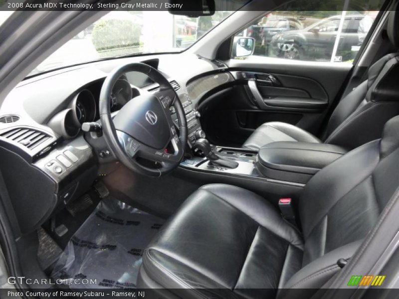 Sterling Gray Metallic / Ebony 2008 Acura MDX Technology