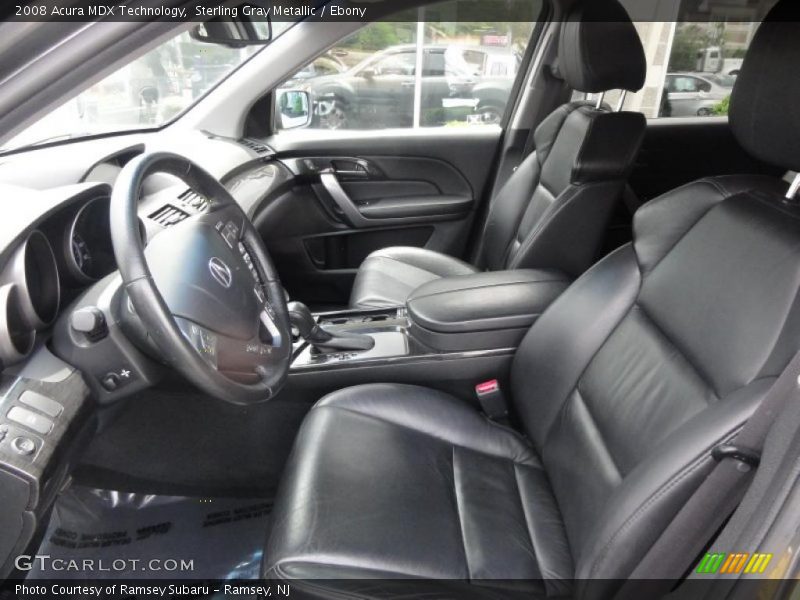 Sterling Gray Metallic / Ebony 2008 Acura MDX Technology