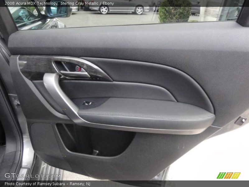 Sterling Gray Metallic / Ebony 2008 Acura MDX Technology